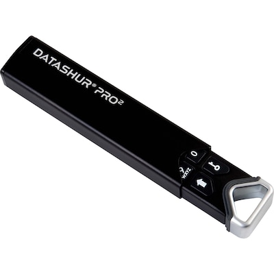 iStorage datAshur PRO2 512GB USB 3.2 Gen 1 Type-A Flash Drive, Black (IS-FL-DP2-256-512)