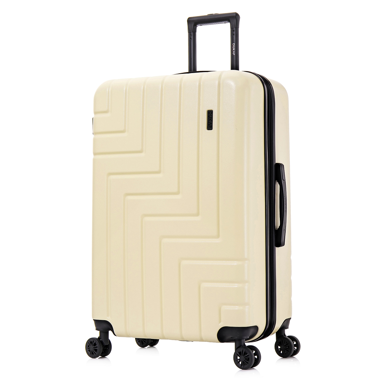 DUKAP Zahav 28.52 Hardside Suitcase, 4-Wheeled Spinner, TSA Checkpoint Friendly, Sand (DKZAH00L-SAN)