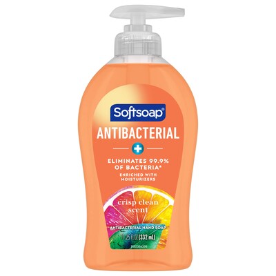 Softsoap Antibacterial Liquid Hand Soap, Crisp Clean Scent, 6/Carton (US03562)