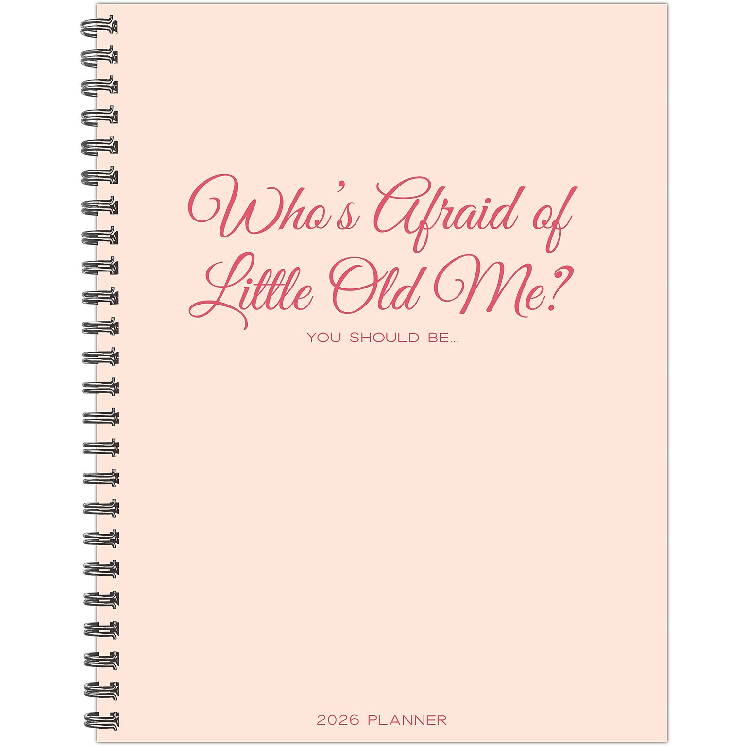 2026 Willow Creek Whos Afraid of Little Old Me 8.5 x 11 Weekly & Monthly Planner, Paperboard Cover (58473)