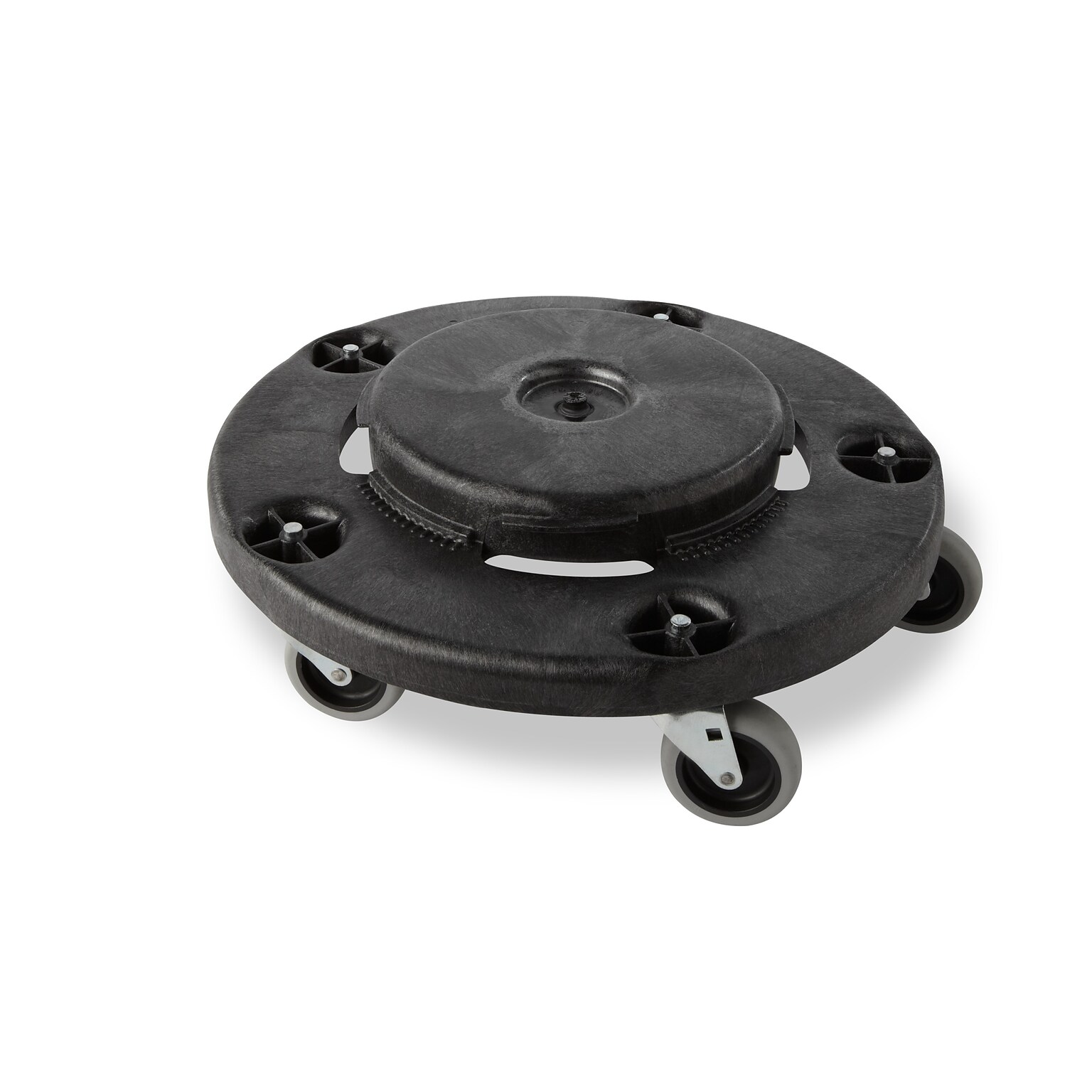 Rubbermaid Brute Round Trash Can Dolly, Black (FG264000BLA)