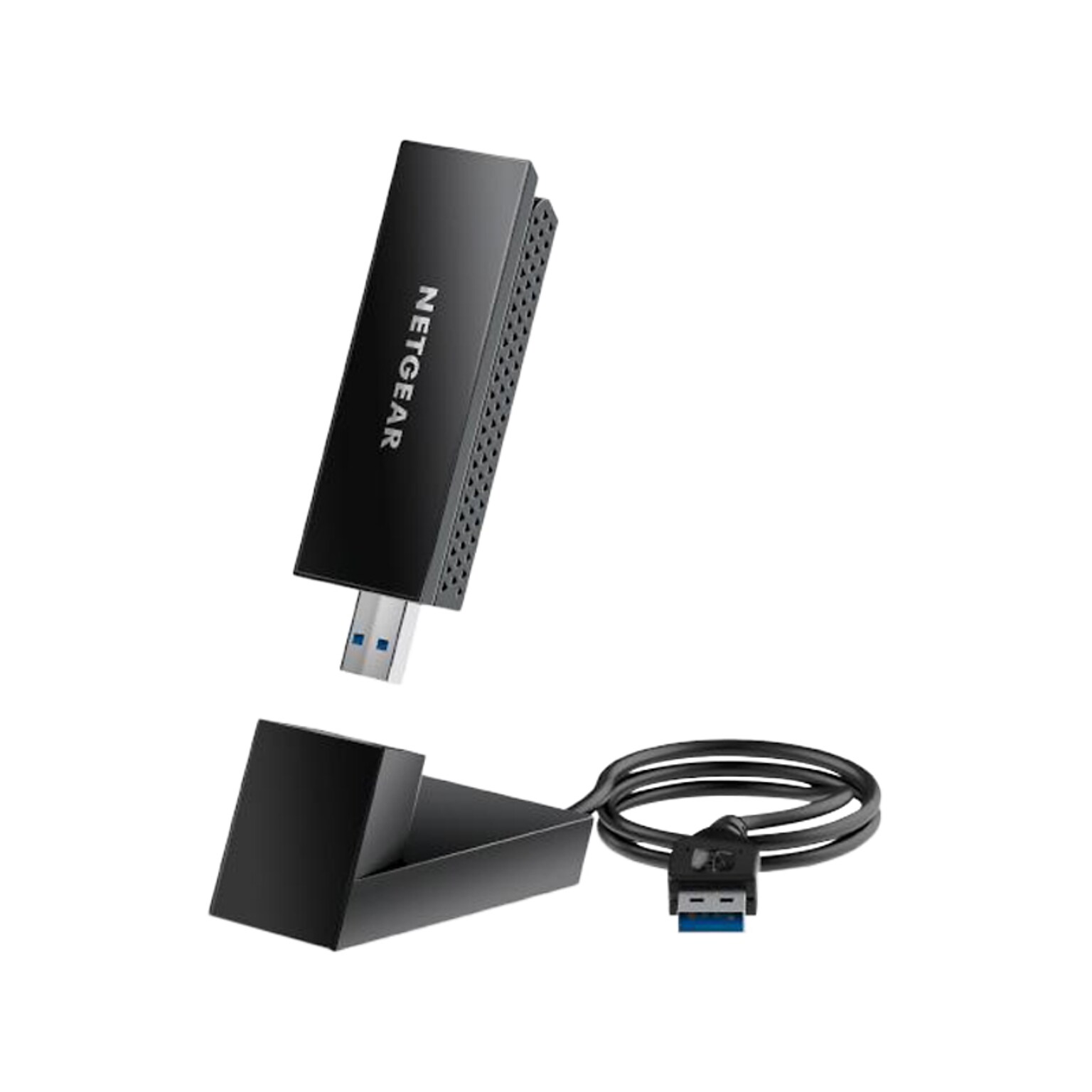 Netgear Nighthawk USB 3.0 WiFi Adapter, Black (A8000-100PAS)