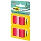 Post-it Flags, 1" Wide, Red, 100 Flags/Pack (680-RD2)