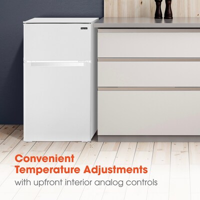 Magic Chef 3.1 Cu. Ft. Energy Star Mini Refrigerator with Top Freezer, White (HMDR310WE)