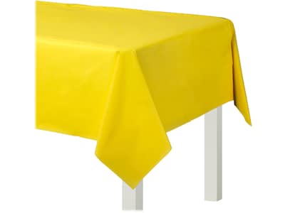 Amscan Party Table Cover, Yellow Sunshine, 2/Pack (579592.09)