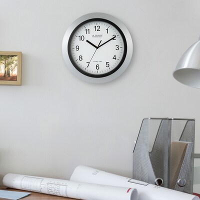 La Crosse Technology Atomic Wall Clock, 12"Dia. (WT-3129S)