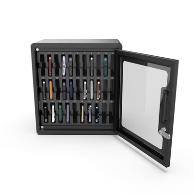 Luxor CellGuard Lockable 32-Unit Cell Phone Cabinet, Black Powder Coated Steel (CHZZ001)