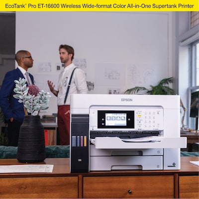 Epson EcoTank Pro ET-16600 Wireless Wide-format All-in-One SuperTank Office Printer, prints up to 13" x 19"