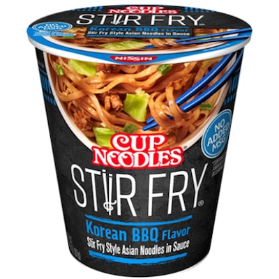 Cup Noodle Stir Fry Korean Beef, 6/Carton (NIS42403)