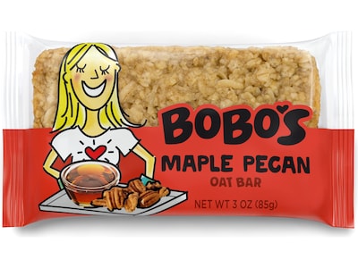Bobo's Gluten-Free Maple Pecan Oat Bar, 36 oz., 12 Bars/Box (112-D)