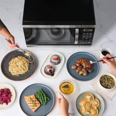 Farberware Professional 1.1 Cu. Ft. Countertop Microwave, Stainless Steel (FMO11AHTBKL)