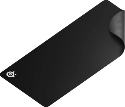 SteelSeries QcK Cloth Gaming Mouse Pad, Non-Skid, Gaming, XXL, Black (63429)