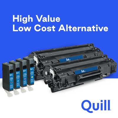 Quill Brand® Remanufactured Black Standard Yield Toner Cartridge Replacement for HP 85A (CE285A), 2/