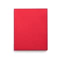 Staples Smooth 2-Pocket Paper Folder, Red, 25/Box (50752/27532-CC)
