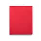 Staples Smooth 2-Pocket Paper Folder, Red, 25/Box (50752/27532-CC)