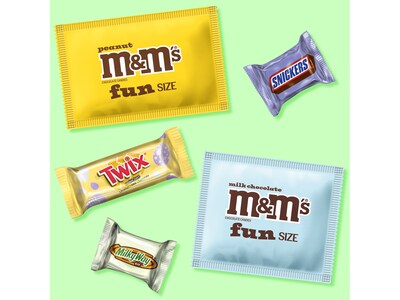 Mars Easter Basket Stuffers Milk Chocolate Candy Variety Bag, 46.3 oz., 120/Pieces (467626)