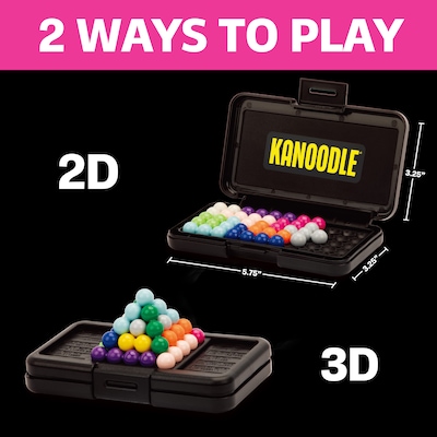 Educational Insights Kanoodle 3D Brain Teaser Puzzle Game, 200 Challenges, Ages 7+