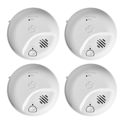 First Alert SMICO100-AC Hardwired Interconnection Ionization Smoke & CO Alarm with Battery Backup, 4/Pack (KITFAT1046869)