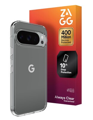 Zagg Crystal Palace Lite Phone Case for Google Pixel 10 Pro XL, Shock Absorbing, Clear (702318422)