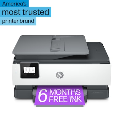 HP OfficeJet 8015e Wireless Color Inkjet Printer, All-In-One, Print, Scan, Copy (228F5A#B1H)