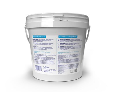Bright Air Super Odor Eliminator Gel, Fresh Scent, 64 Oz. Tub (900129)