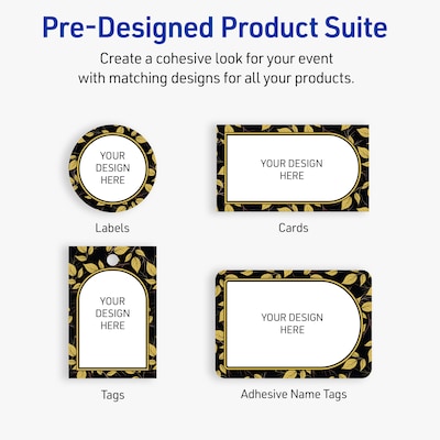 Avery Square Laser/Inkjet Multipurpose Labels, 2" x 2", White, 120/Pack (19479370830)