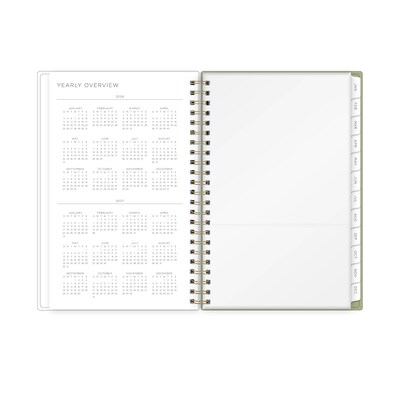 2026 Blue Sky Kelly Ventura Gardens 5" x 8" Calendar Year Weekly & Monthly Planner, Plastic Cover, Multicolored (153065)