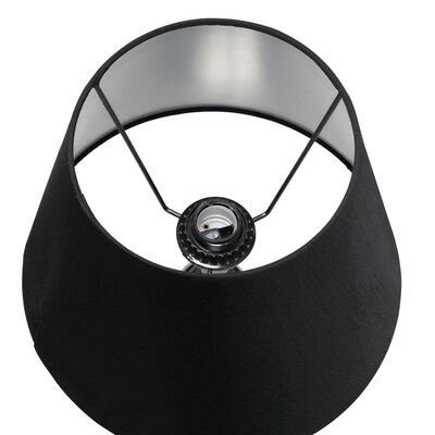 Lalia Home 19.29" Modern and Fashionable Stacked Ball Table Lamp, Black (LHT-3021-BK)