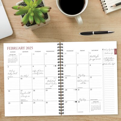 2025 Willow Creek 8.5" x 11" Weekly & Monthly Planner Cover, Soft Stripe (48610)