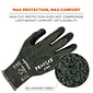 Ergodyne ProFlex 7070 Nitrile Coated Cut-Resistant Gloves, ANSI A7, Heat Resistant, Green, Medium, 12 Pair (18033)