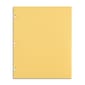 Staples 3-Hole Punched 2-Pocket Plastic Portfolio Folder, Yellow (ST52805-CC)