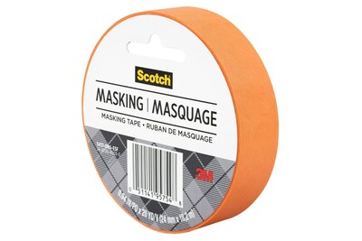 Scotch® Expressions Masking Tape, .94 x 20 yds., Tangerine (3437-ORG)