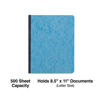 Quill Brand® Prong-Style Pressboard Covers, 8-1/2 x 11, Light Blue (740409)