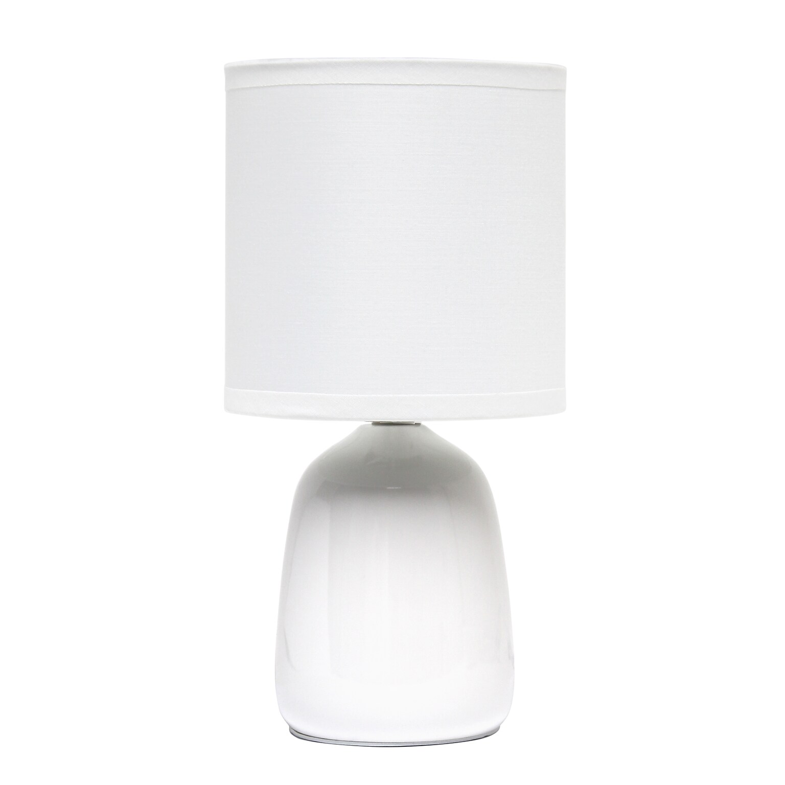 Simple Designs Table Lamp, Off White (LT1134-OFF)
