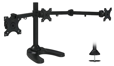 Mount-lt! Adjustable Monitor Mount, Up to 24, Black (MI-789)