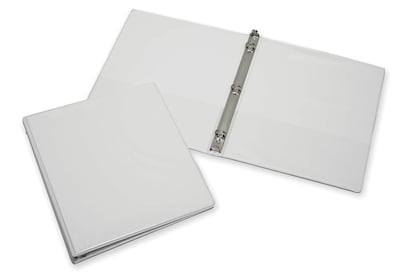 AbilityOne SKILCRAFT Heavy-Duty View 1 3-Ring Binder, White (NSN2034708)