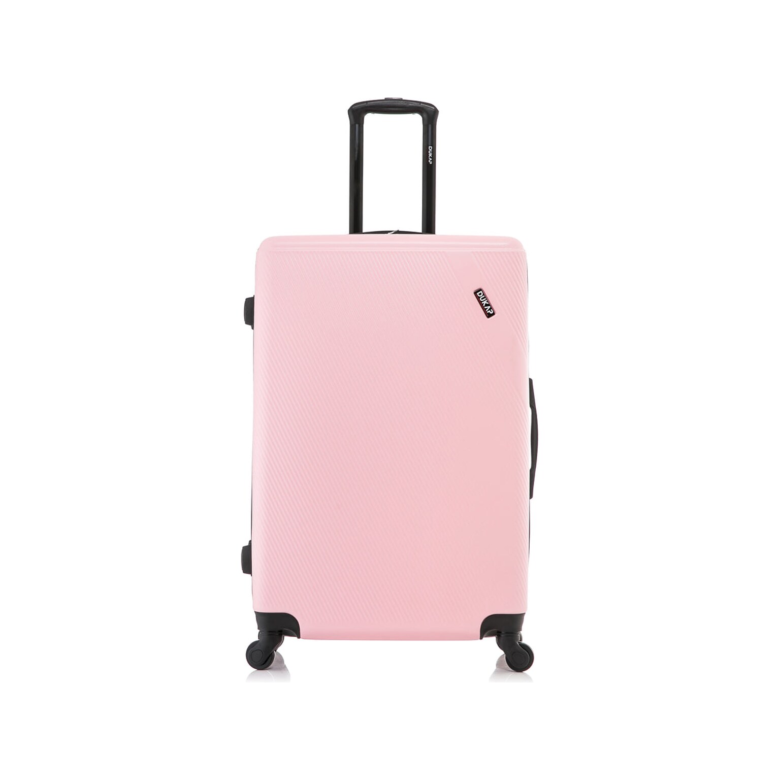 DUKAP Discovery 28 Hardside Suitcase, 4-Wheeled Spinner, TSA Checkpoint Friendly, Pink (DKDIS00L-PNK)