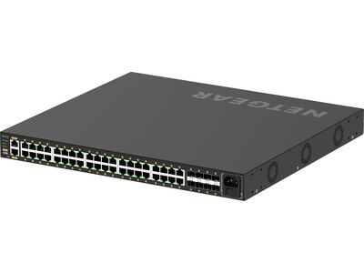 Netgear AV Line 40-Port Gigabit Ethernet Managed Switch, Black (GSM4248P-100NAS)
