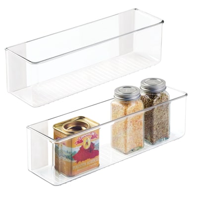 iDESIGN Adhesive Organizers, Clear, 4/Set (27825M4)