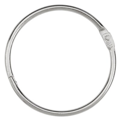 ACCO Book Rings, Silver, 50/Box (A7072205)