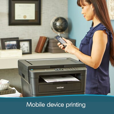 Brother HL-L2395DW Black&White Laser Printer with Print-Scan-Copy, Wireless, Network Ready & USB, Refresh Subscription Eligible