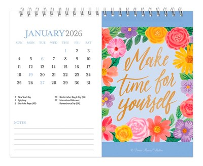 2026 BrownTrout Bonnie Marcus 7.5" x 6" Monthly Desk Calendar (9798330701537)
