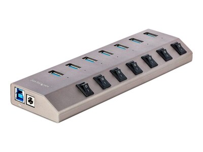 StarTech 7-Port USB-C Hub, Space Gray (5G7AIBS-USB-HUB-NA)