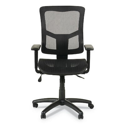 Alera® Elusion® II Series Height & Width Adjustable Arm Ergonomic Mesh Computer and Desk Chair, Blac