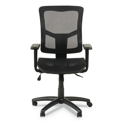 Alera® Elusion® II Series Height & Width Adjustable Arm Ergonomic Mesh Computer and Desk Chair, Black (ALEELT4218S)