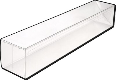 JAM Paper Clear Gift Boxes, 25/Pack (CB-PLB90)