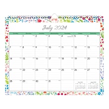 2024-2025 Blue Sky Ditsy Dapple Light 15 x 12 Academic Monthly Wall Calendar (148669-A25)