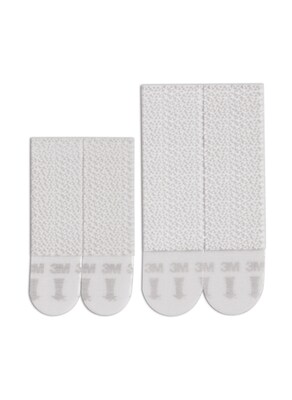 Command™ Small and Medium Picture Hanging Strips, White, 8 Medium and 4 Small Sets/Pack (17203-ES)