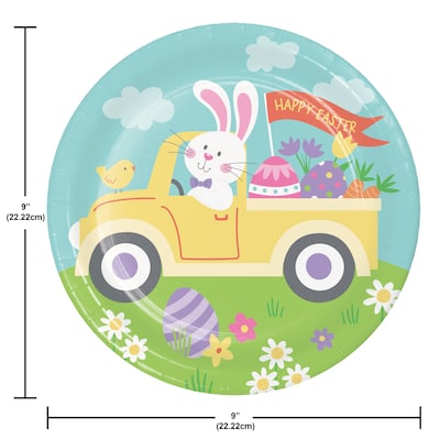 Creative Converting Hippity Hoppity Easter Tableware Kit, Serves 8 (DTC9197E2A)