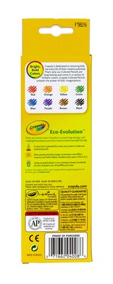 Crayola Long Colored Pencils, Assorted Colors (68-4008)